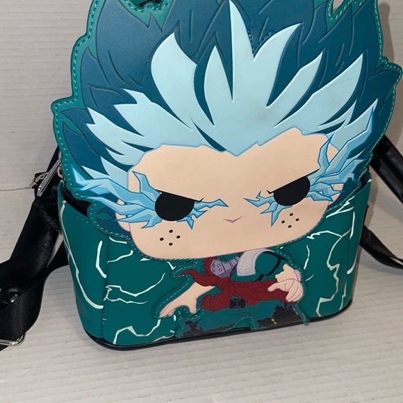 Loungefly My Hero Academia Deku Infinity Cosplay Glow in the Dark Mini Backpack - Picture 2 of 15